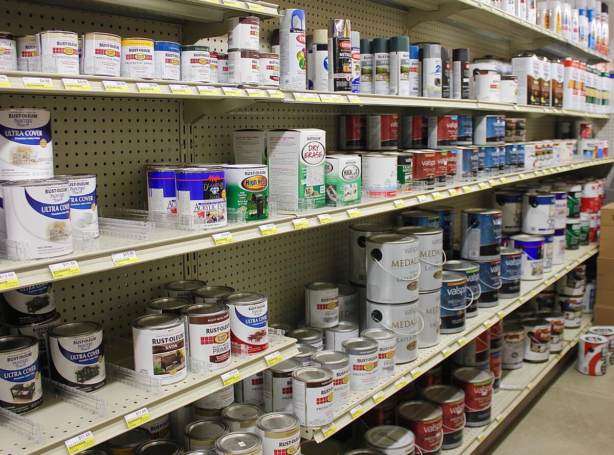 Paint department